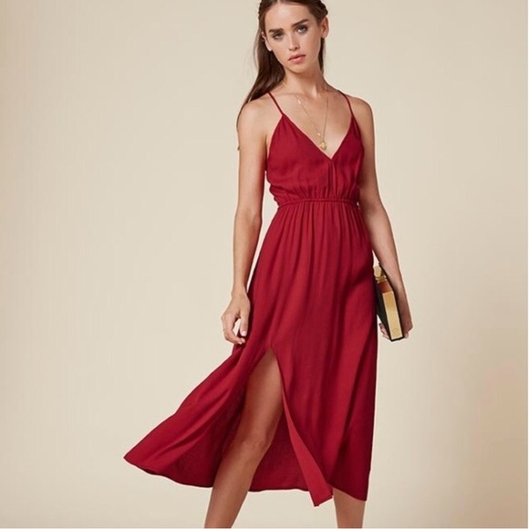 reformation kinsley dress